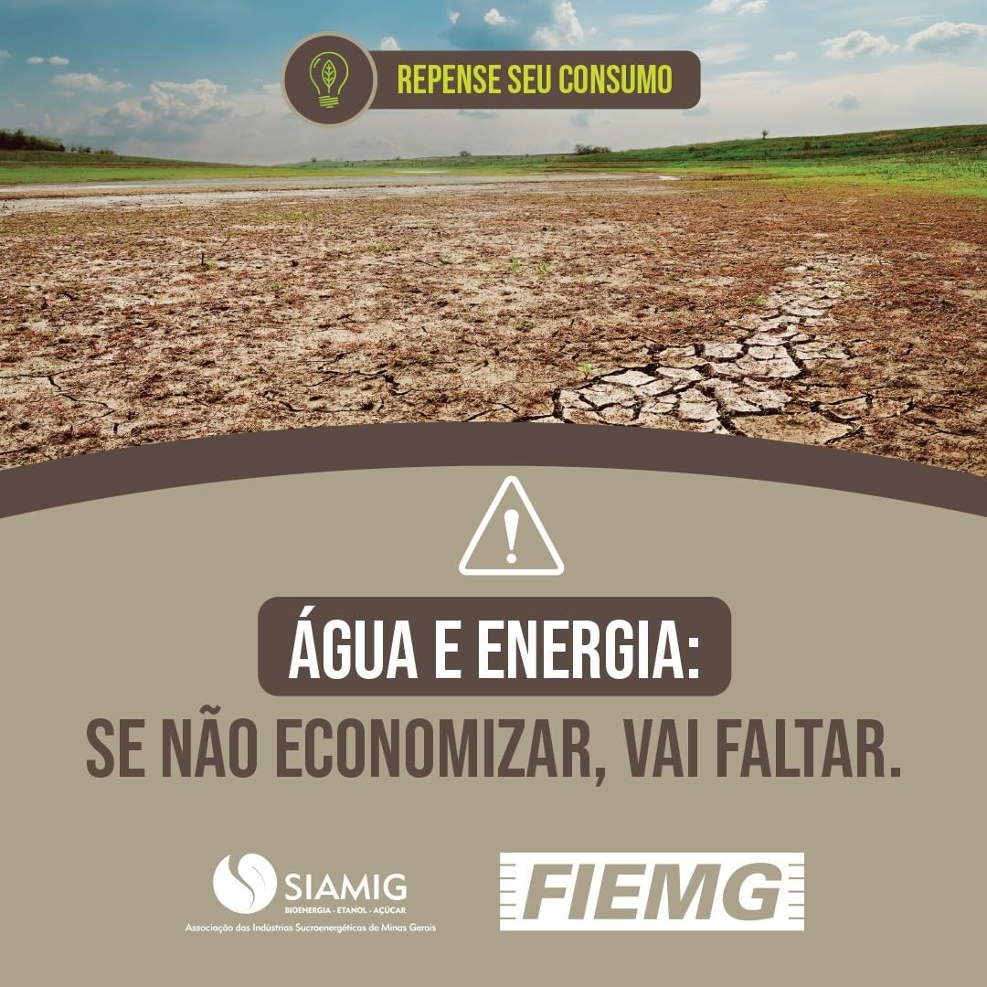 "Se não economizar, vai faltar" é a campanha para economia de água em Uberaba lançada pela SIAMIG e FIEMG